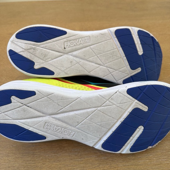 Hoka One One Rocket X Mens Size 12 Zest Pack Running Shoes 1113532 Black - Picture 5 of 7